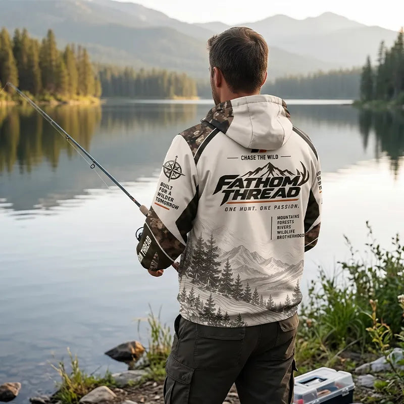 Personalized Hunting Mountain Outdoor Windbreaker Jacket