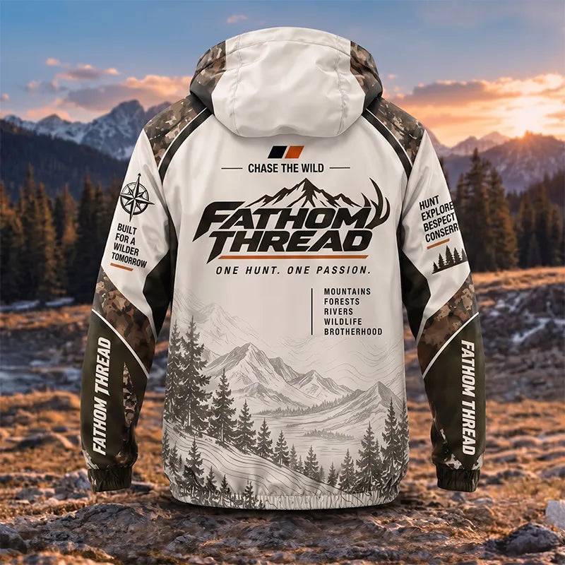 Personalized Hunting Mountain Outdoor Windbreaker Jacket