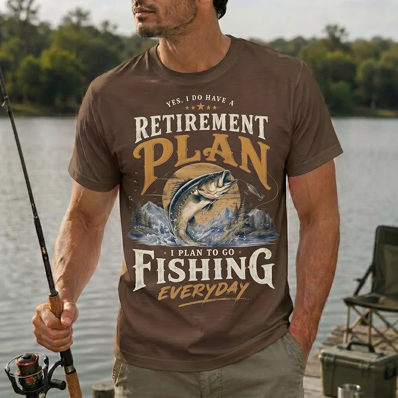 Yes I Do Have A Retirement Plan Fishing T-Shirt