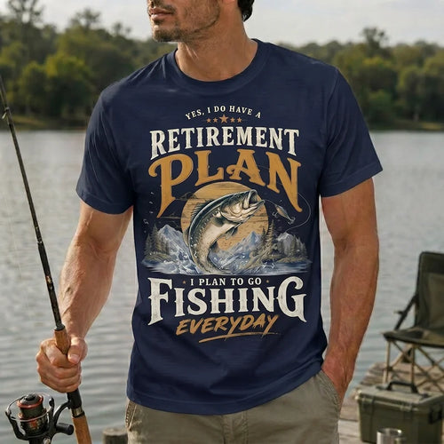 Yes I Do Have A Retirement Plan Fishing T-Shirt
