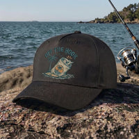 Off The Hook Retro Fishing Embroidered Cap