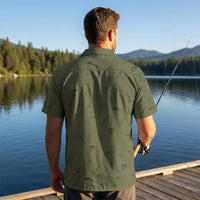 Fishing John 21:6 Christian Fishing Hawaiian Shirt