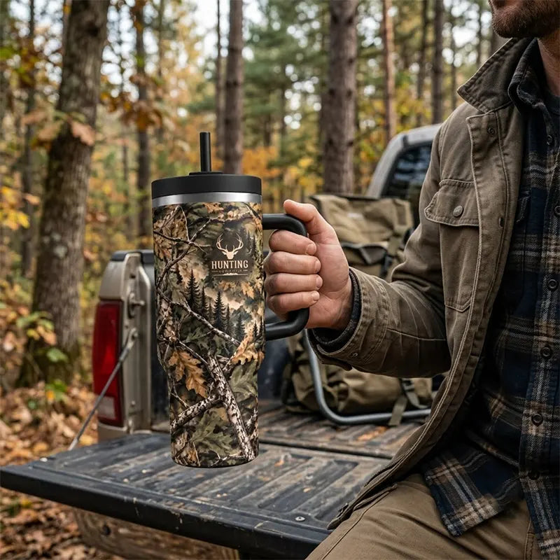 Hunting Lifestyle Deer Fathom Thread 40oz Tumbler