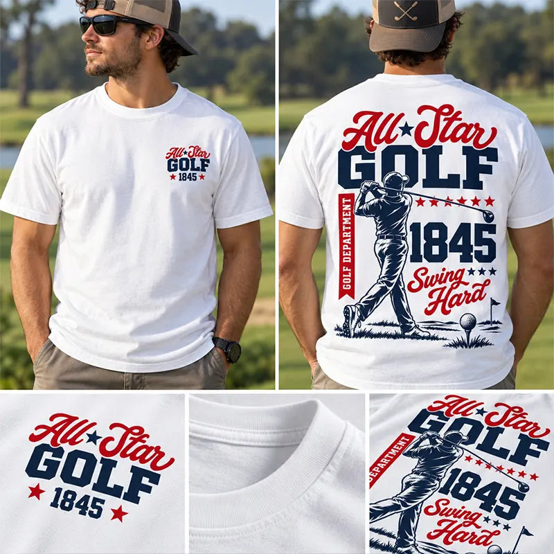 Personalized All-Star Golf Vintage T-Shirt