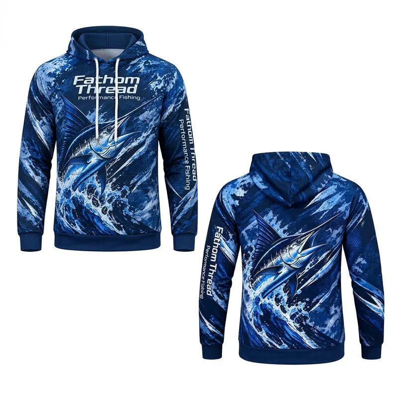 Fathom Thread Performance Fishing Marlin Hoodie