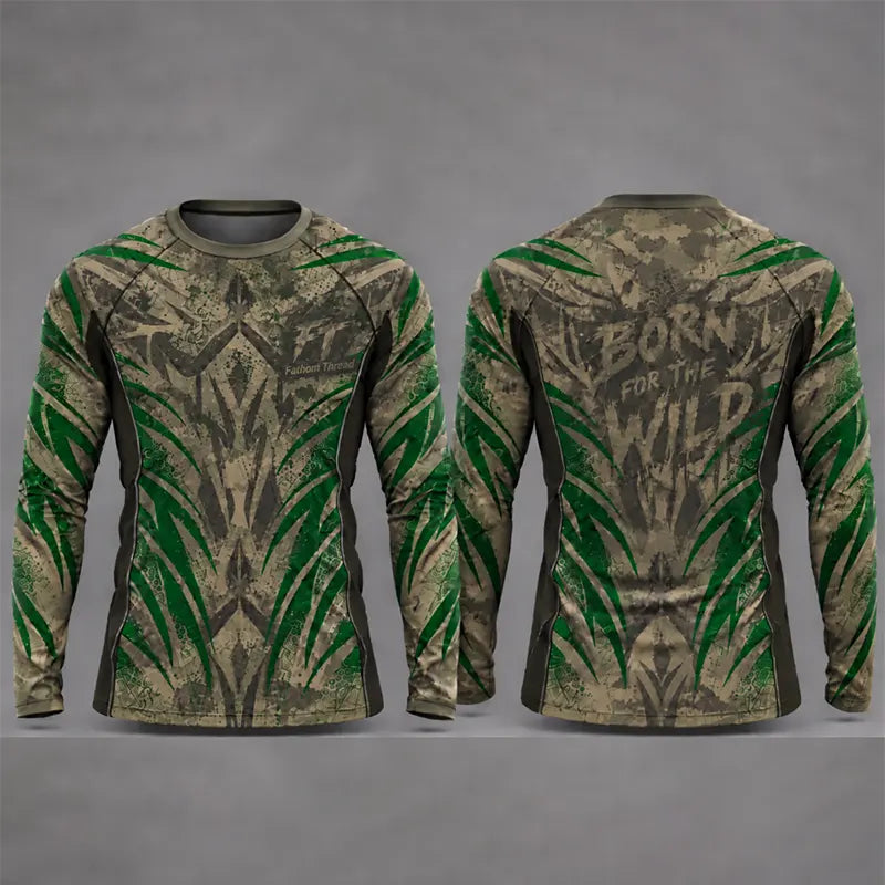 Born For The Wild Camo Long Sleeve Shirt