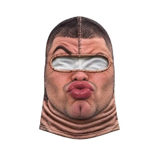 Funny 3D Realistic Face Balaclava Ski Mask