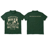 Never Mess With A Hiker Polo Shirt