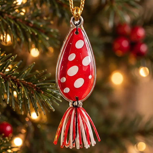 6-Piece Fishing Lure Christmas Ornament