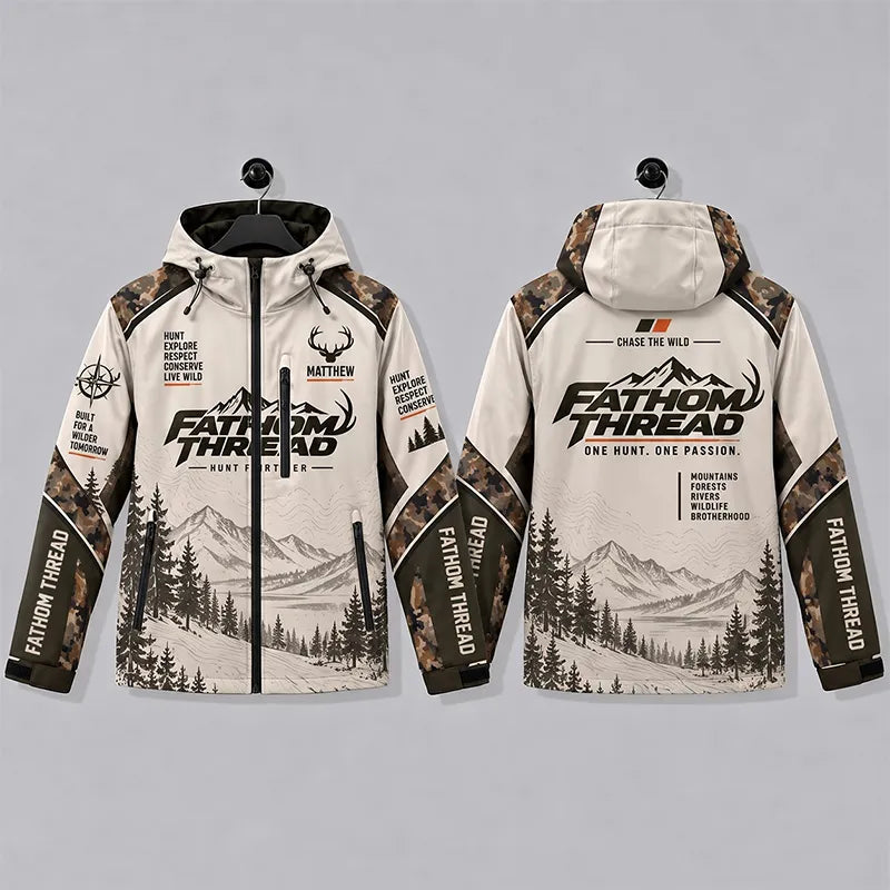 Personalized Hunting Mountain Outdoor Soccer Windbreaker