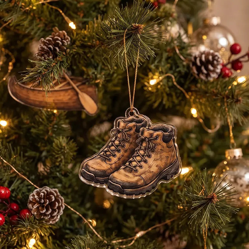 Camping Outdoor Adventure Christmas Ornament