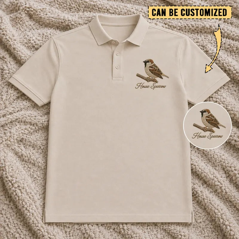 House Sparrow Embroidered Polo Shirt