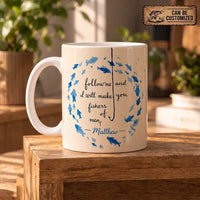 Personalized Fishers Of Men Christian Fishing Mug