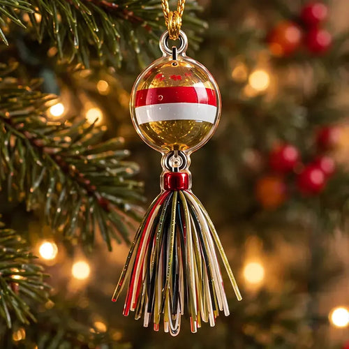 6-Piece Fishing Lure Christmas Ornament