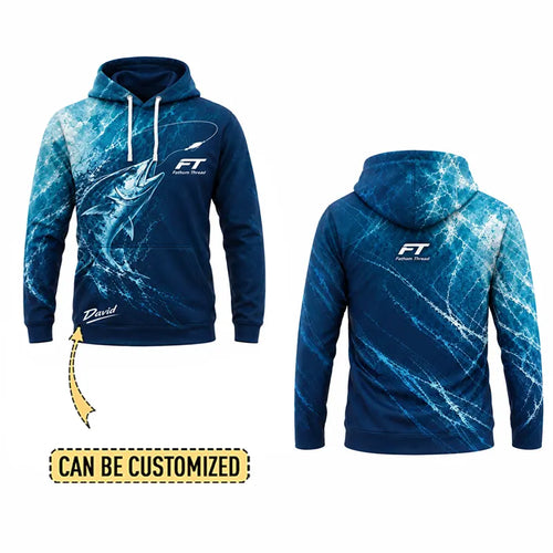 Personalized Fathom Thread Ocean Fish Hoodie
