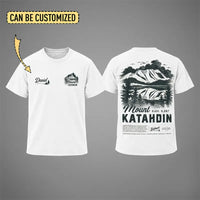 Personalized Mount Katahdin Vintage Hiking T-Shirt