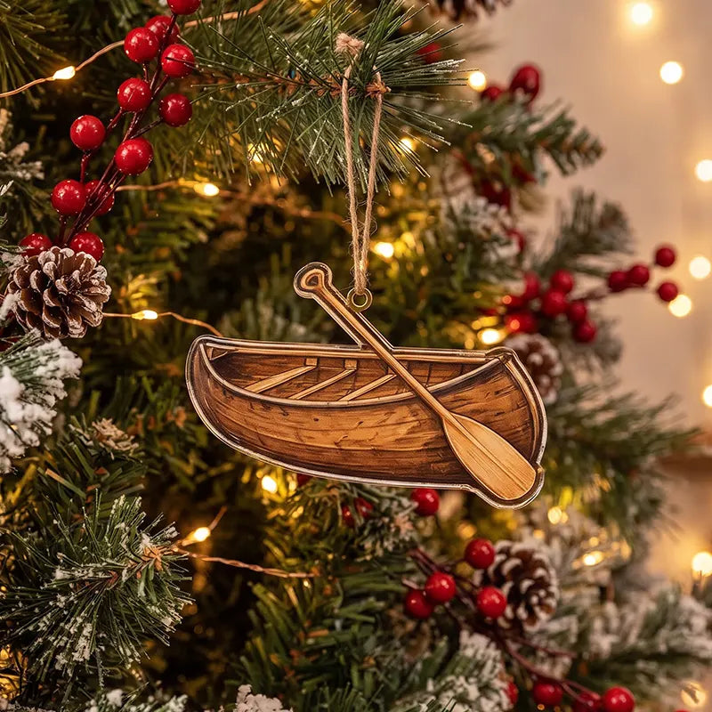 Camping Outdoor Adventure Christmas Ornament