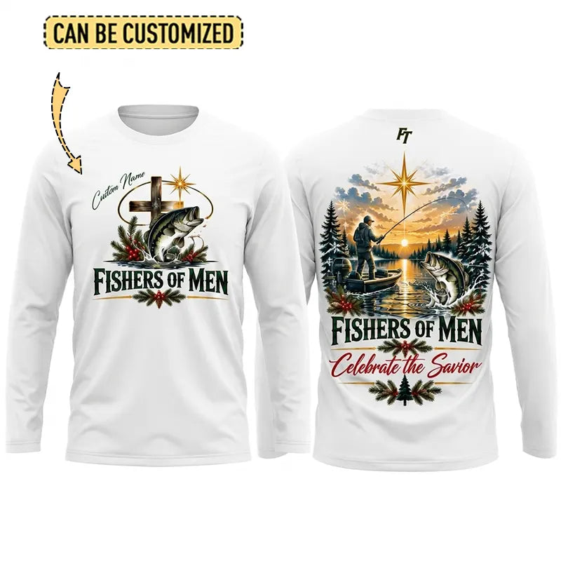 Christian Fishers of Men Christmas Long Sleeve Shirt