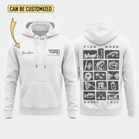 Personalized Fish More Worry Less Fishing Hoodie