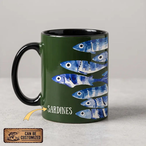 Sardines Fishing Ceramic Mug