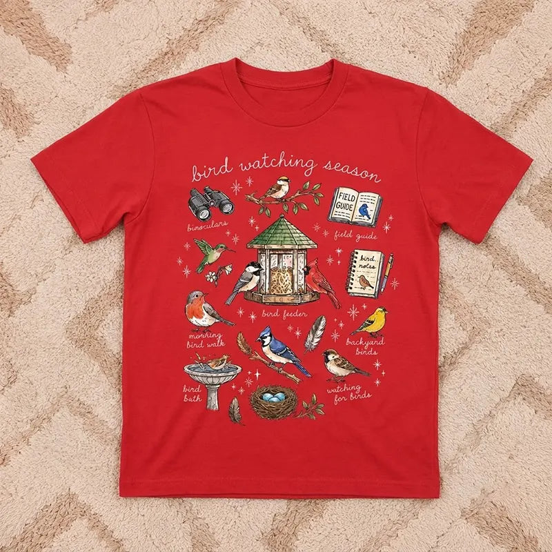 Bird Watching Season Vintage Nature T-Shirt
