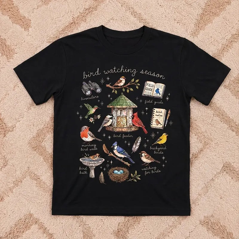 Bird Watching Season Vintage Nature T-Shirt