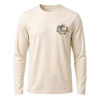 Grace Faith Fishing Christian Bass Embroidered Long Sleeve Shirt