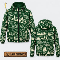Personalized Camp More Worry Less Adventure Windbreaker Jacket