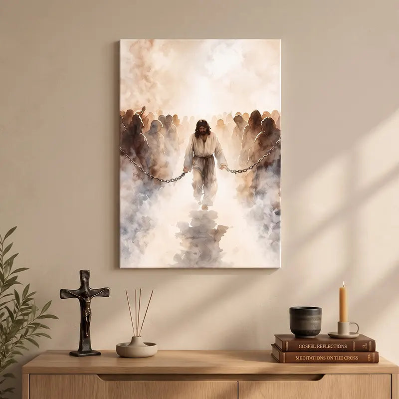 Jesus The Last Supper Passion of Christ Calvary Canvas Print