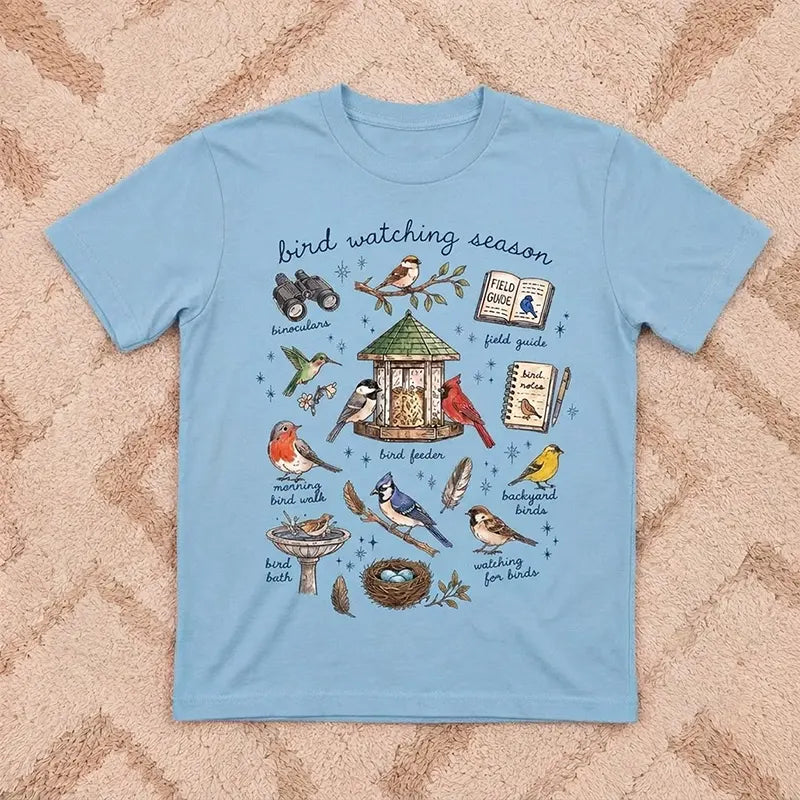 Bird Watching Season Vintage Nature T-Shirt