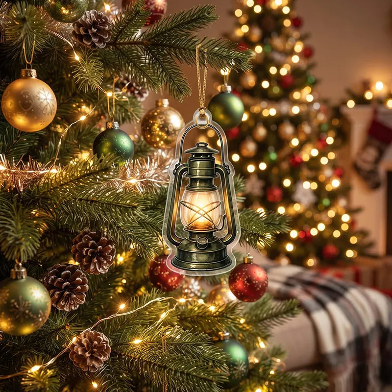 Camping Outdoor Adventure Christmas Ornament