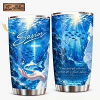 Savior James 1:17 Christian Ocean Faith 20oz Tumbler