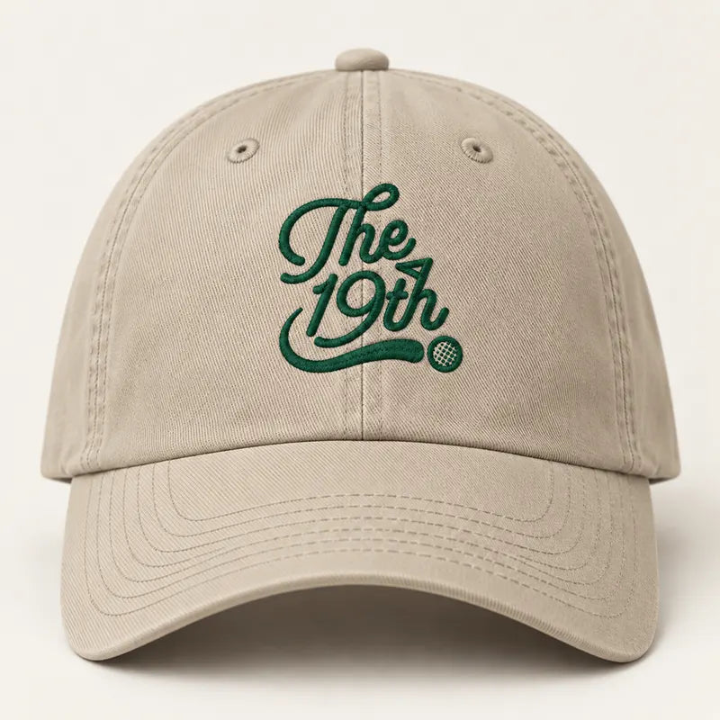 The 19th Golf Embroidered Vintage Dad Hat