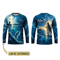 Personalized Fishers of Men Catholic Fishing Long Sleeve Shirt