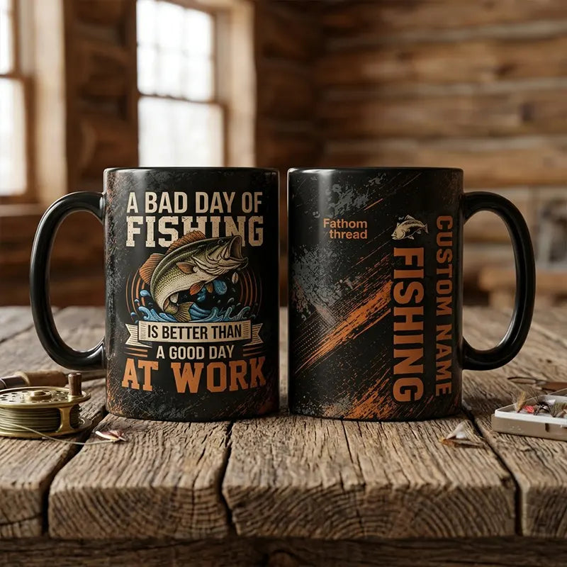 A Bad Day Of Fishing Is Better Than A Good Day At Work Fishing Mug