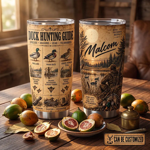 Personalized 20oz Duck Hunting Guide Tumbler