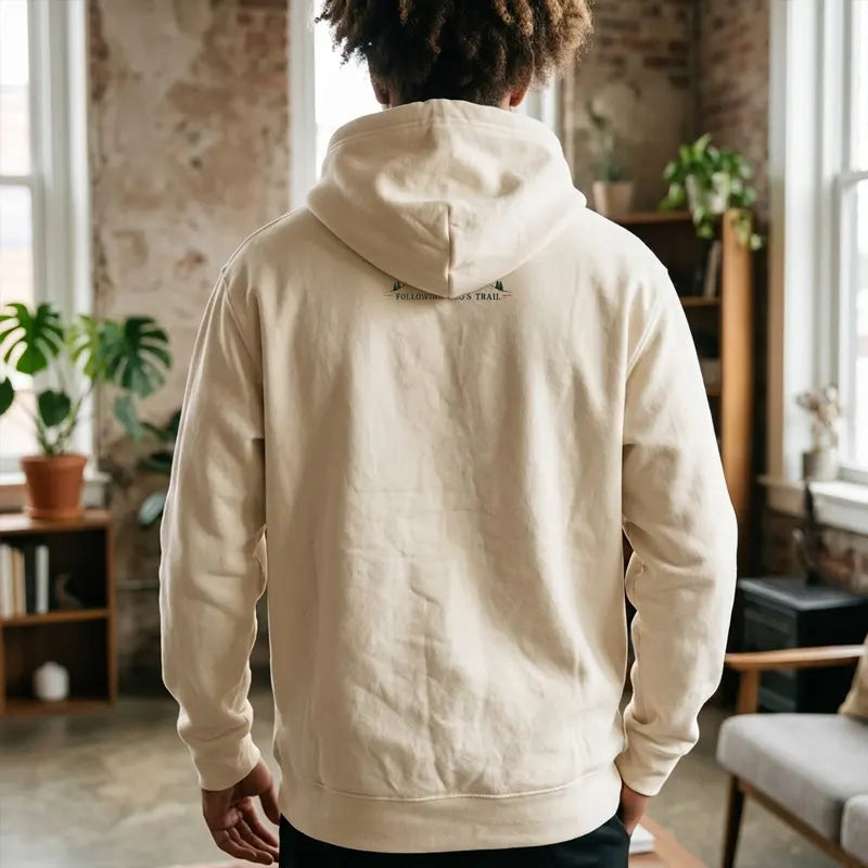Following God's Trail Christian Mountain Hoodie