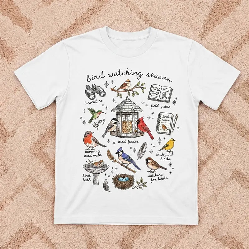 Bird Watching Season Vintage Nature T-Shirt