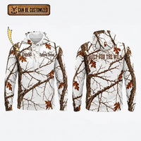 Fathom Thread Snow Camo Personalized Hoodie