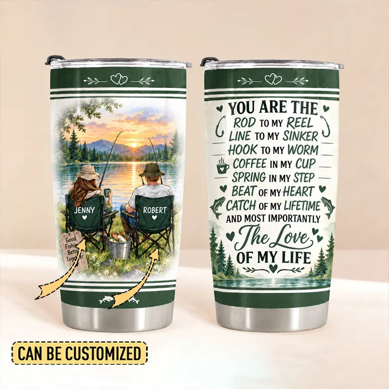 Better Together Fishing Couple 20oz Tumbler