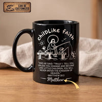 Childlike Faith Matthew 18:3 Ceramic Mug