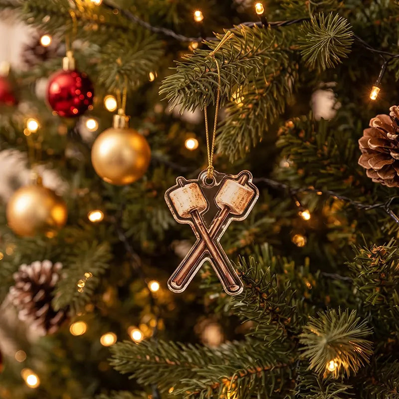 Camping Outdoor Adventure Christmas Ornament