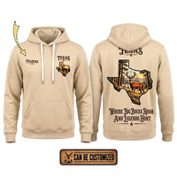 Personalized Texas Big Buck Hunting Hoodie