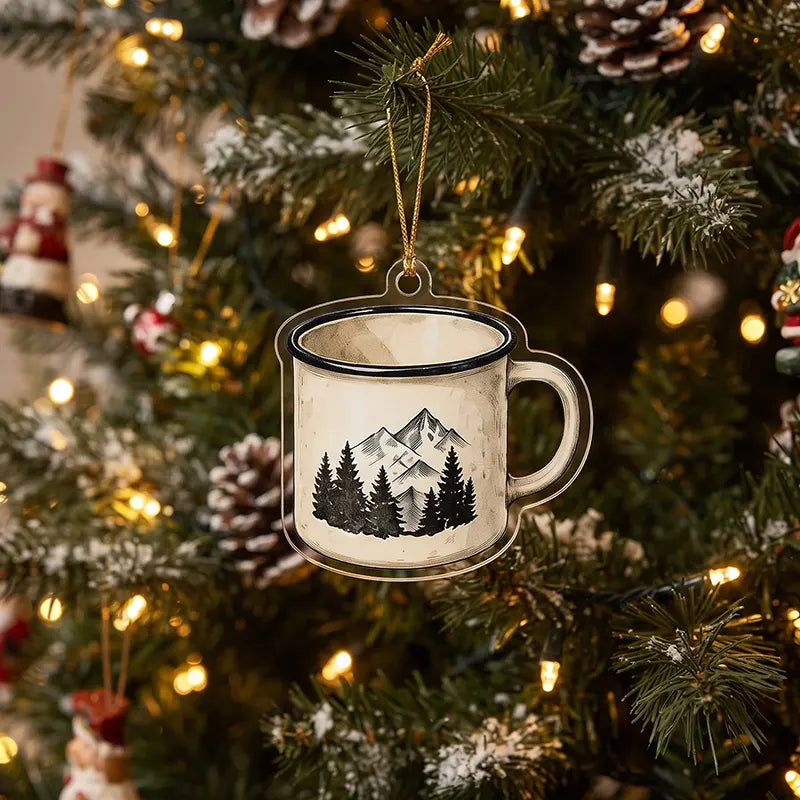 Camping Outdoor Adventure Christmas Ornament