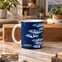 Sardines Fishing Ceramic Mug