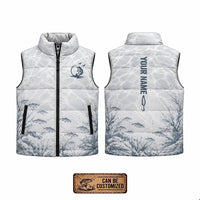 Personalized Underwater Fishing Water Ripple Puffer Vest