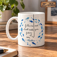 Personalized Fishers Of Men Christian Fishing Mug