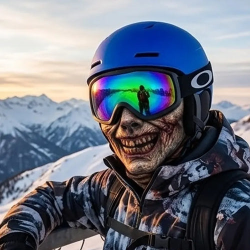 Creepy Zombie Monster 3D Printed Ski Mask