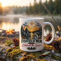Personalized Fishers of Men Christmas Christian Fishing Mug