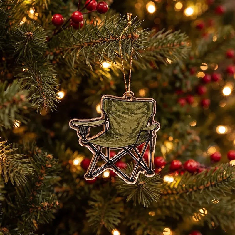 Camping Outdoor Adventure Christmas Ornament